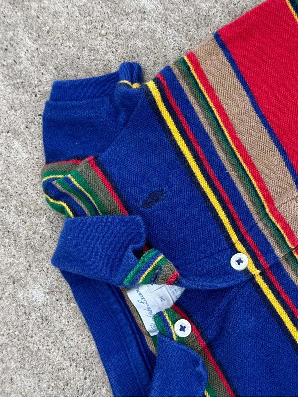 Ralph Lauren Baby Romper 3 Months Colorblock Stripe One Piece